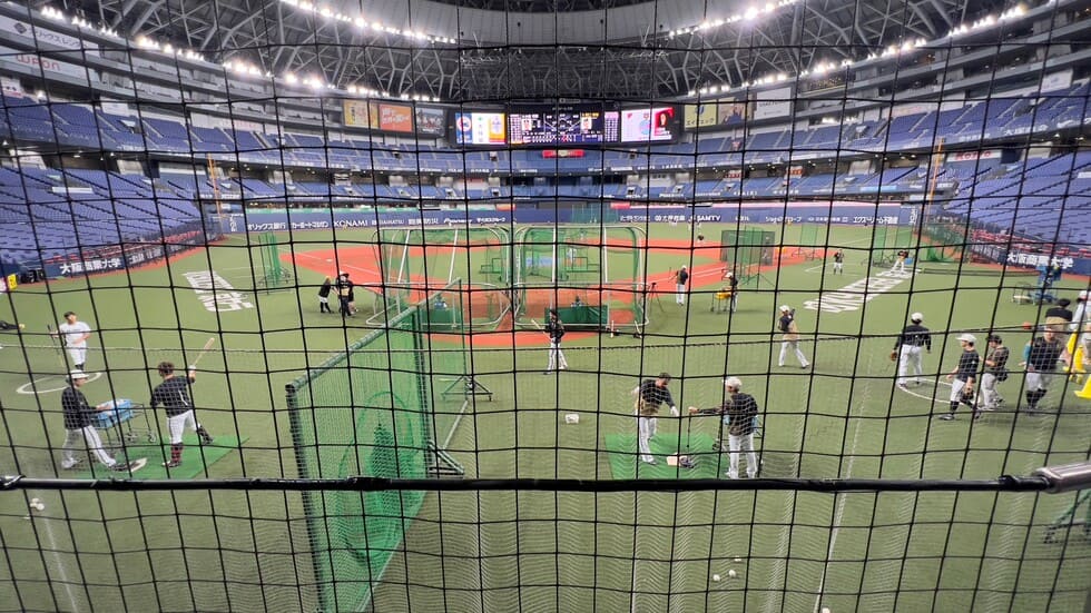 オリックス・バファローズ バッティング練習見学ツアー　プレミアム